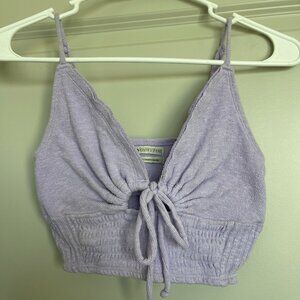 Urban Outfitters Purple Cropped Tank